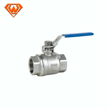 Chinese 2PCS Stainless steel grade 316 ball valve